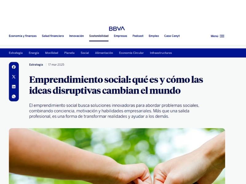 BBVA destaca a Kuvu como caso de referencia en emprendimiento social