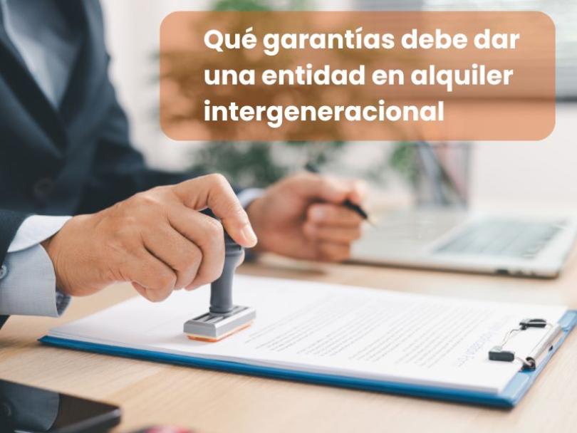 Imagen Qué garantías debe dar una entidad en alquiler intergeneracional