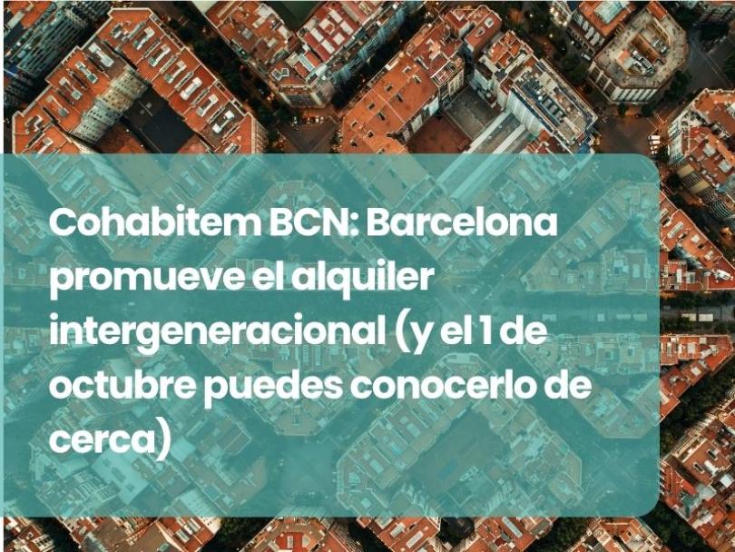 Imagen Cohabitem BCN: Barcelona promueve el alquiler intergeneracional